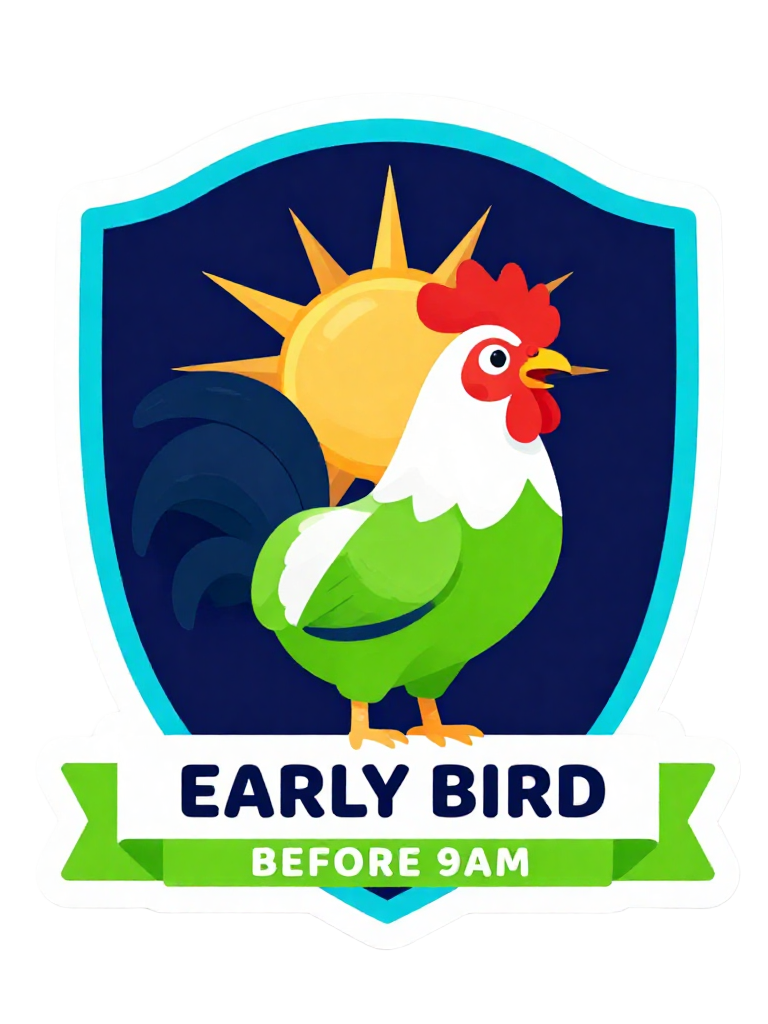 Early Bird badge