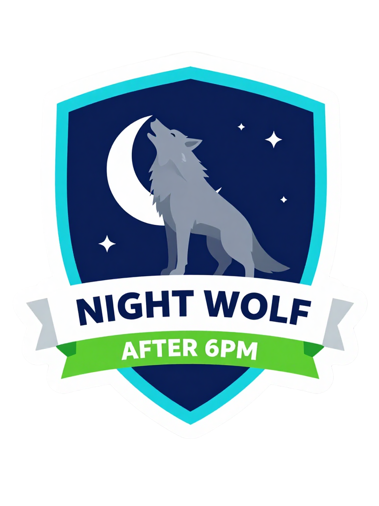 Night Wolf badge