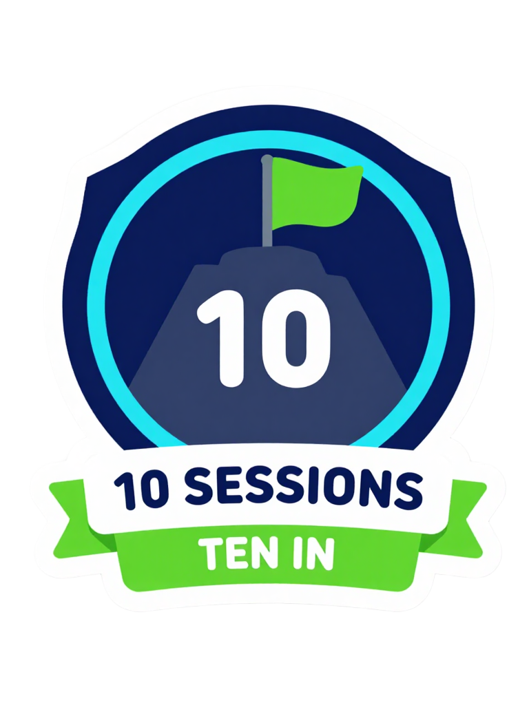 10 Sessions badge