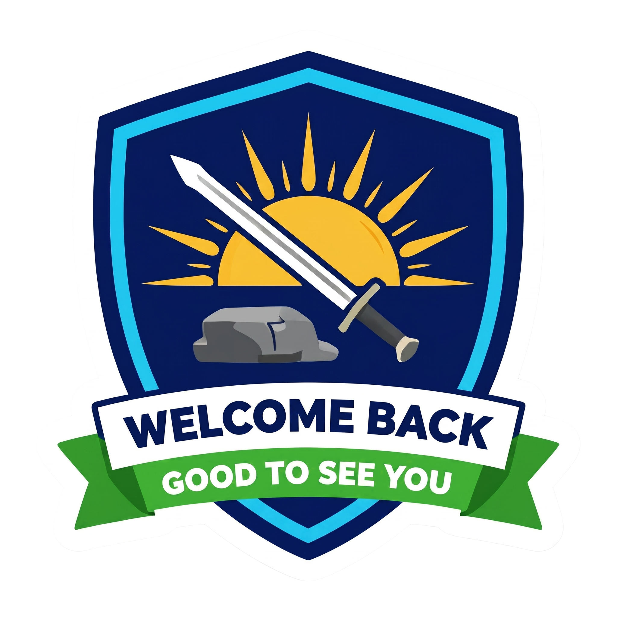 Welcome Back badge